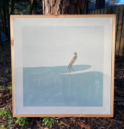 I ❤️ Highlines Framed Canvas Print