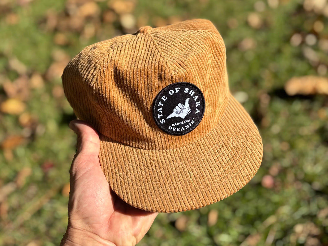 Unstructured Corduroy Circle NC Hat