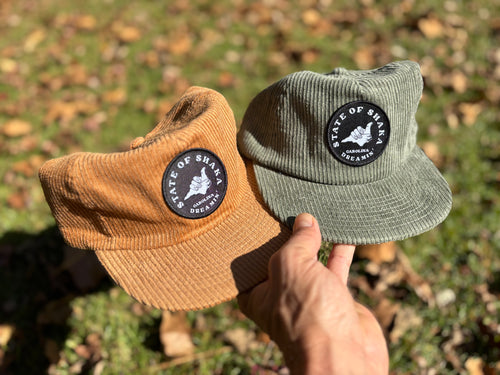 Unstructured Corduroy Circle NC Hat
