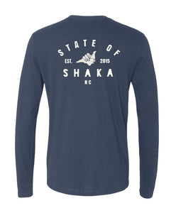 Branded Shaka NC Long Sleeve Tee (Unisex)