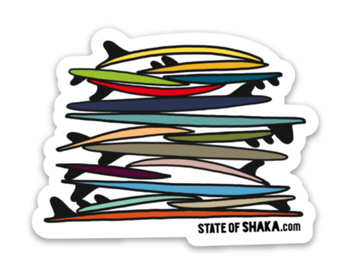 Surf Stacks (Sticker)